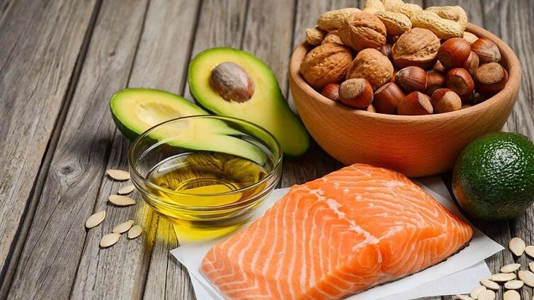 Fish nuts and avocado for weight loss by 7 kg per week